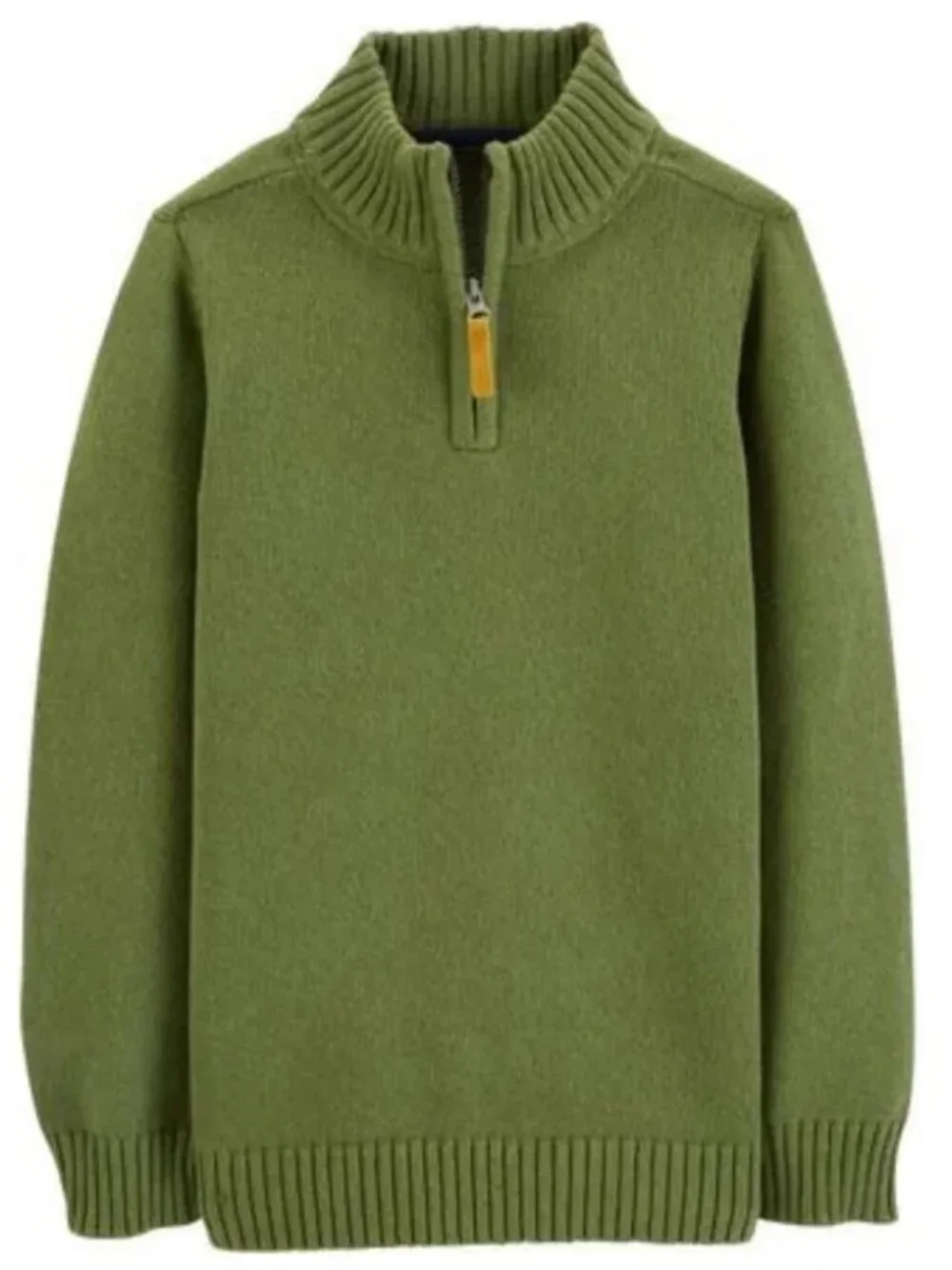 CARTERS 1/4-ZIP Green Turtleneck Sweater, 10
